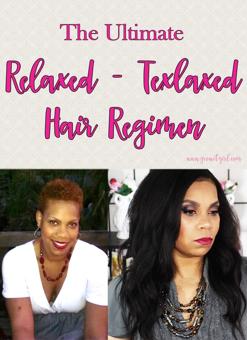 Texlaxed Relaxed Hair Regimen For Healthy Hair Growth