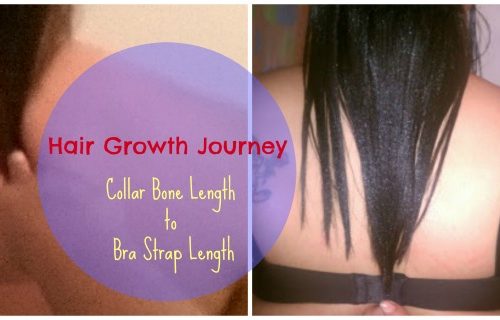 Hair Growth Journey Collar Bone Length to Bra Strap Length