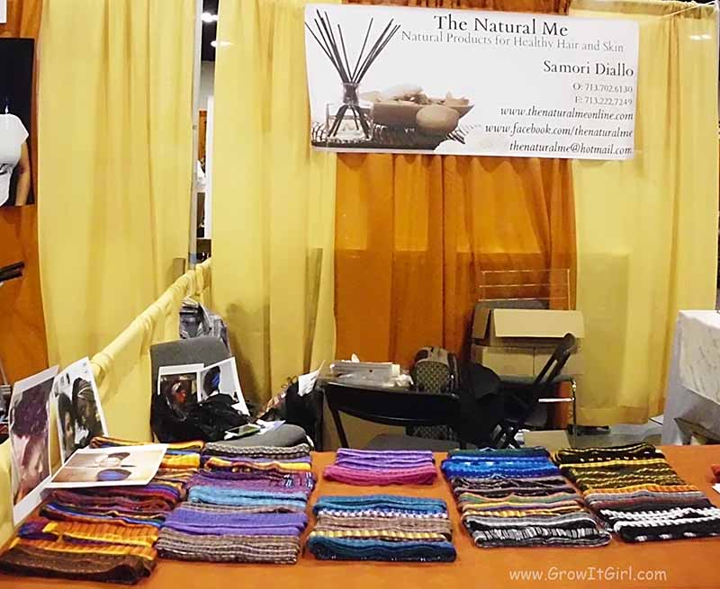 The Natural Me Headbands Booth Taliha Waajd Natural Health and Beauty Show