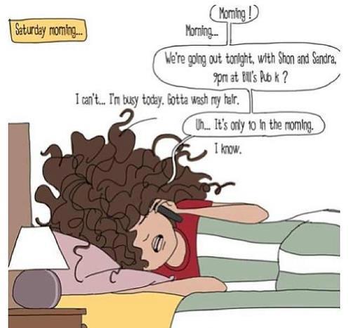 Wash Day Hair Humor