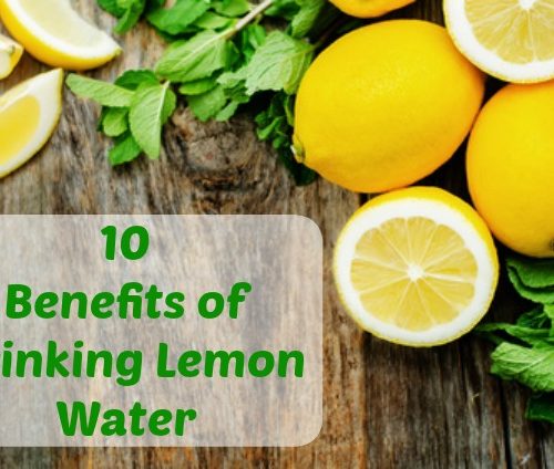 10 benefits of drinking lemon water