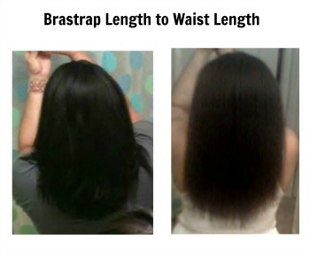 A look at my journey from Brastrap Length to Waist length hair