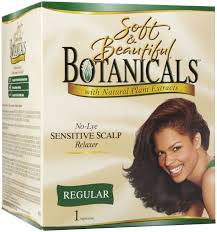Botanicals by Soft & Beautiful relaxer to use for texlaxing hair