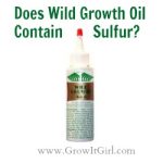 Does Wild Growth Hair Oil Contain Sulfur?