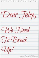 dear julep, we need to break up