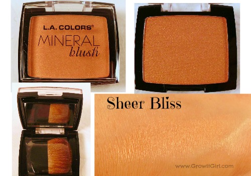 LA Colors Sheer Bliss Mineral Blush