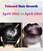 Texlaxed Hair Growth: April 2012 vs April 2014