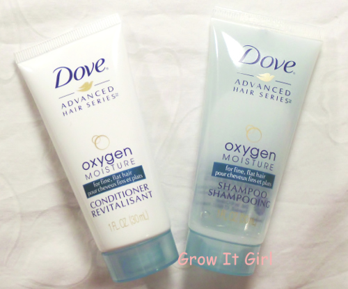 hair wash day with Dove Oxygen Moisture shampoo and conditioner