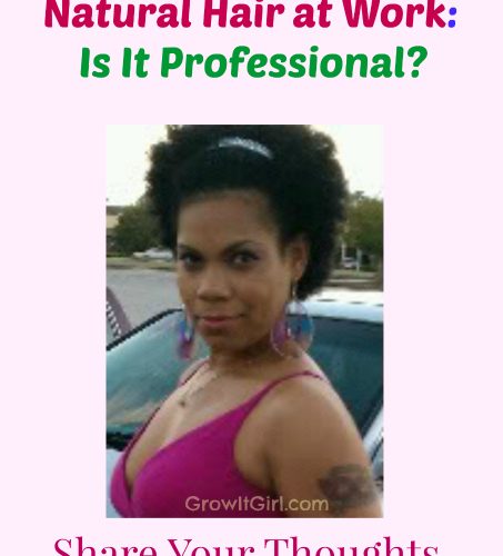Is Wearing Natural Hair Professional?