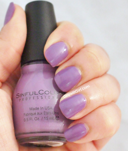Sinful Colors Verbena bottle and swatch