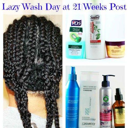 Lazy Wash Day at 21 Week Post