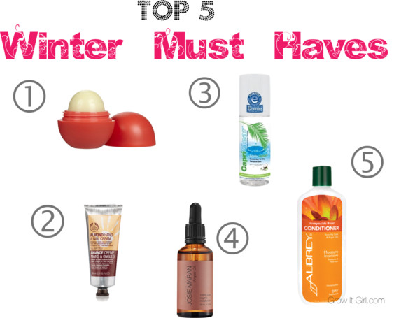 Top 5 Winter Must Have Items