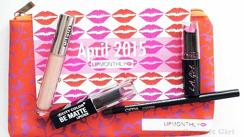 Lip Monthly bag for the month of April 2015