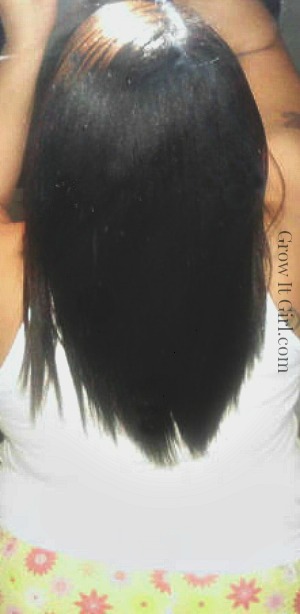 Mid Back Length Hair Length Check