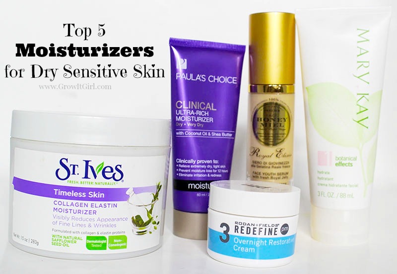 Top 5 Dry Sensitive Skin Moisturizers