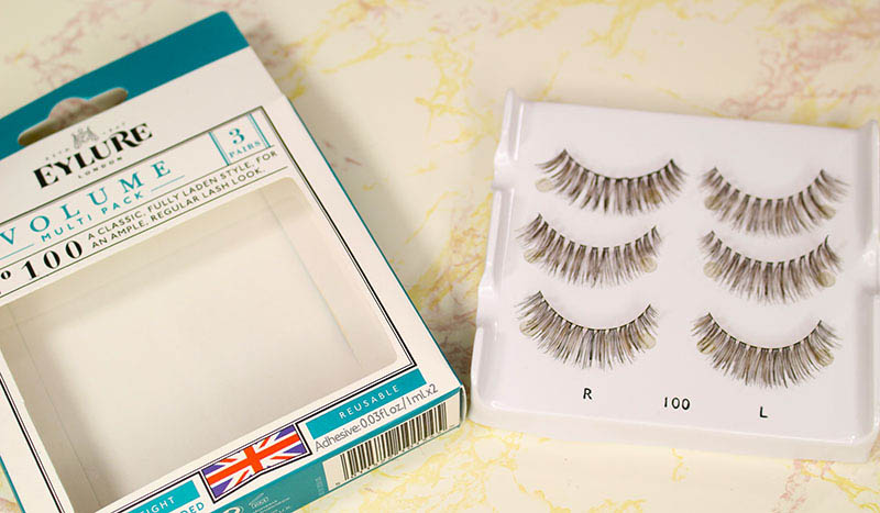 Eylure Volume Lashes from my lashes try-on and review. www.growitgirl.com