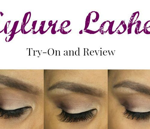 Eylure Lashes Try-On featuring the Volume, Lengthening, and Natural lashes from the brand.