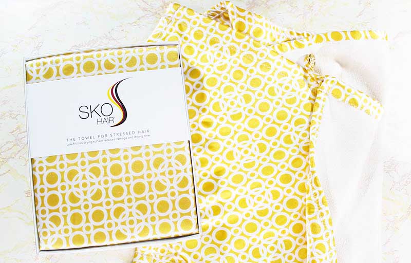 A review of the SKO Hair Towel designed to prevent stress and damage to hair. www.growitgirl.com