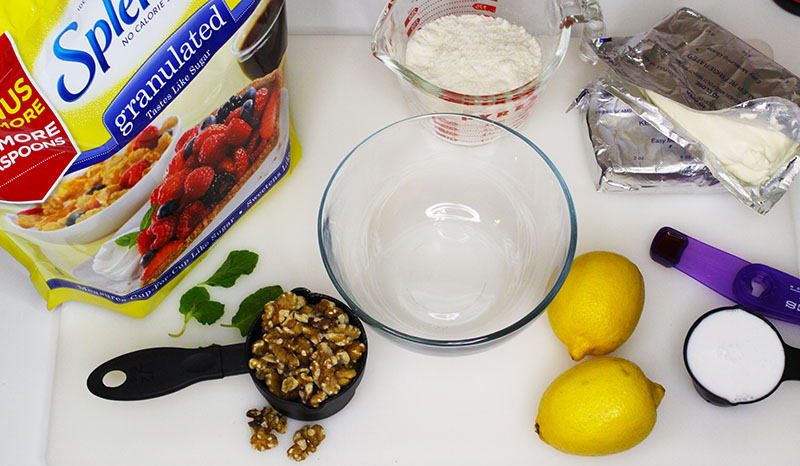 Lemon Brownie Cheesecake Ingredients