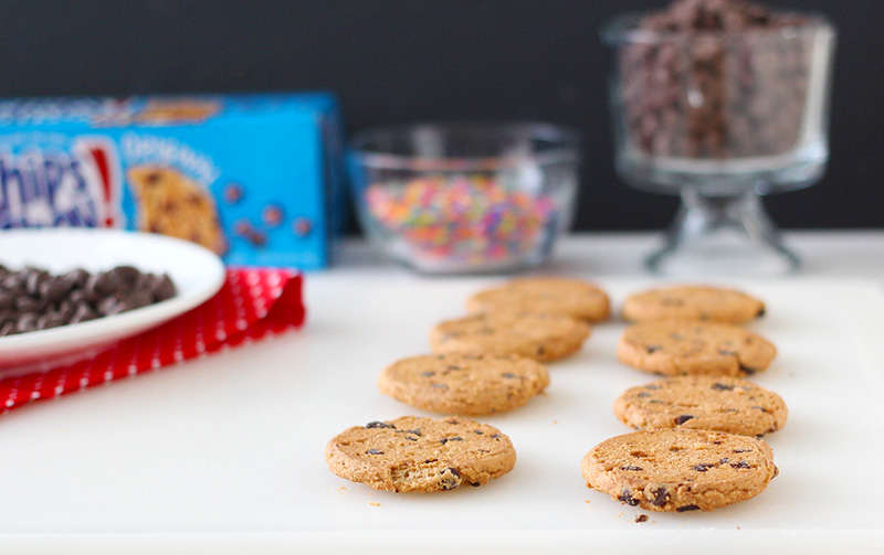 Cookies for Chocolate Chip Ice Cream Sandwiches