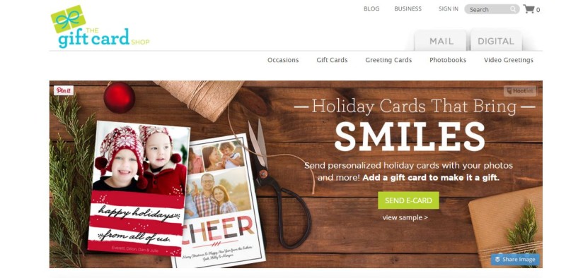 thegiftcardshop.com Holiday Cards That Bring Smiles