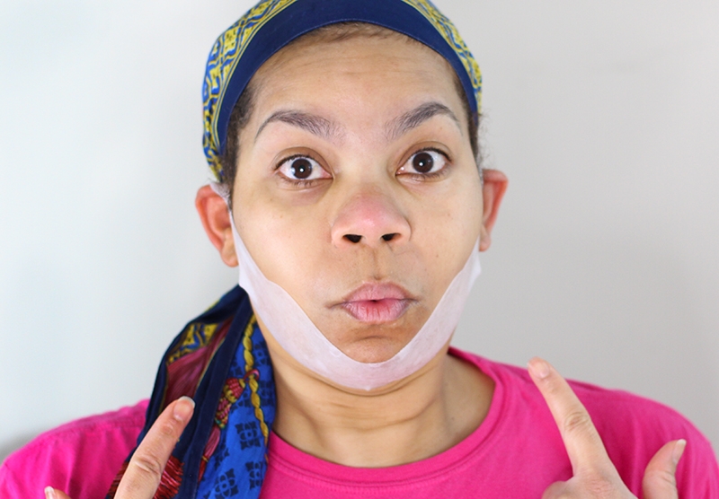 During my Miss Spa Chin Mask Beauty Treatment