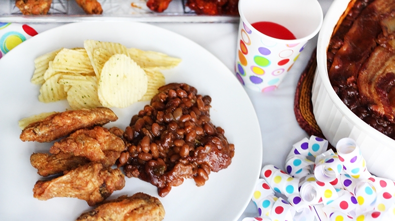 wings-and-baked-beans